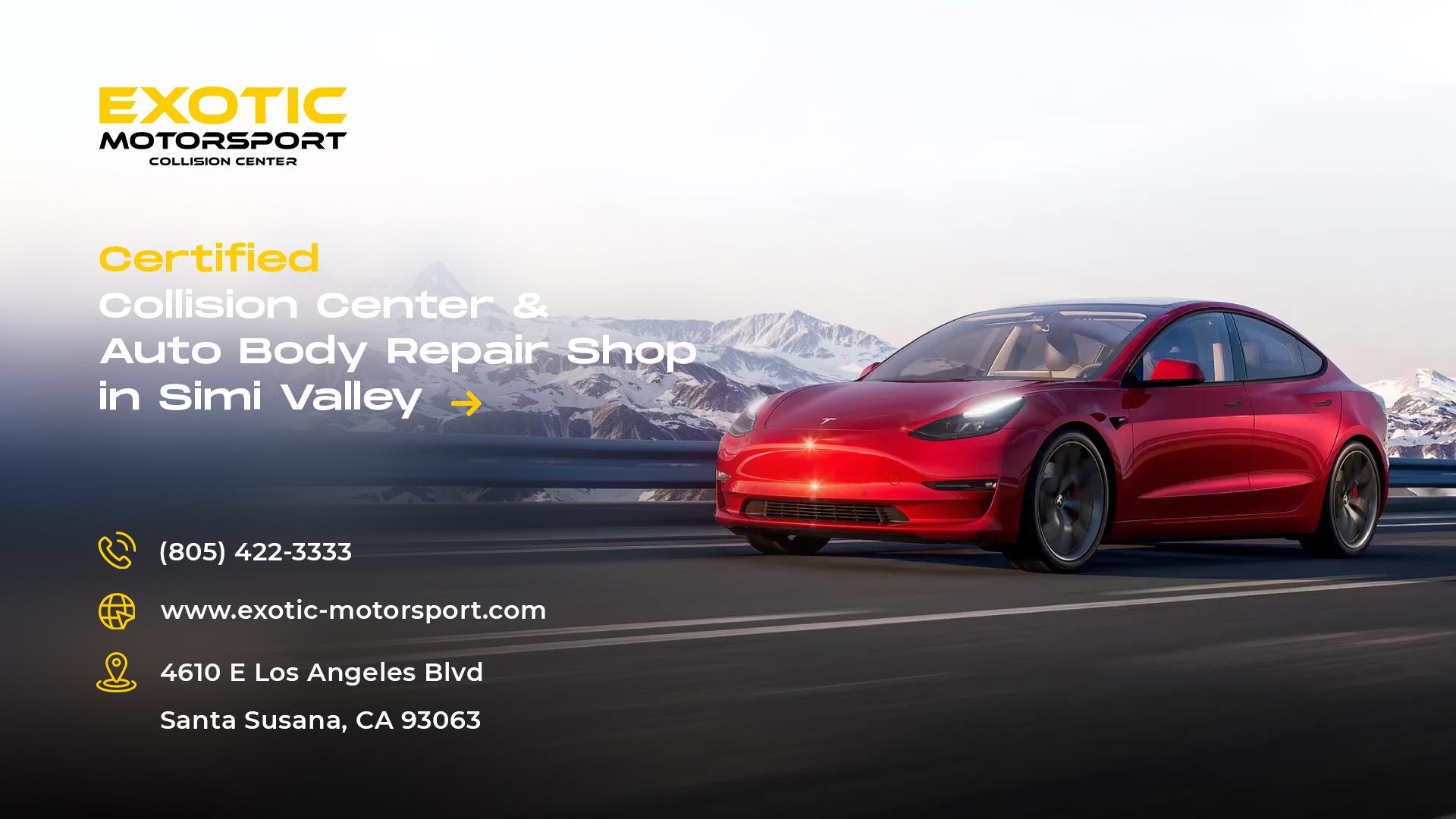 Exotic Motorsport- Auto Body Shop in Simi Valley, CA